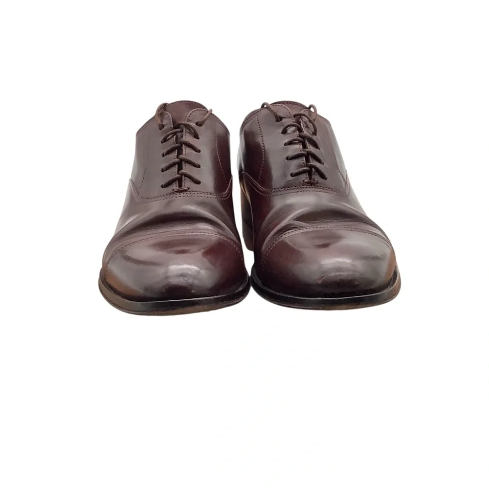 Adam DERRIC To Boot New York Classic Brown Leather Men's Shoes‎ size 8